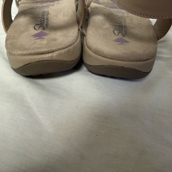 Skechers Women's Sandals in Taupe and Light Gray - Picture 6 of 8